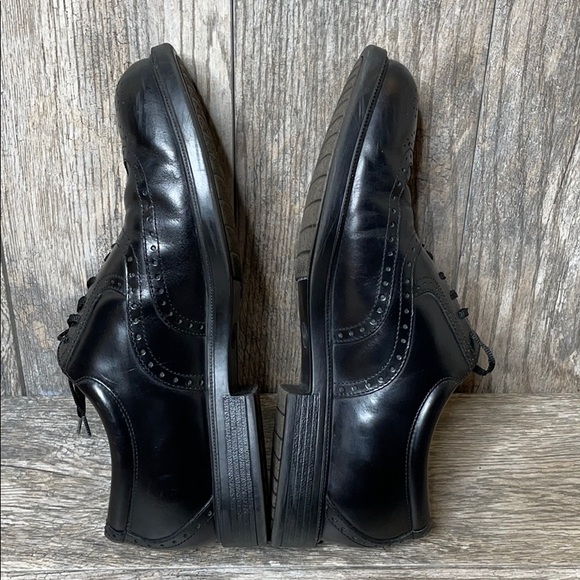 Rockport Mens Leather Upper Dress Shoes Wing Tip Oxford Size 9.5M - Picture 6 of 12